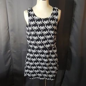 Heartsoul palm tree dress sz L